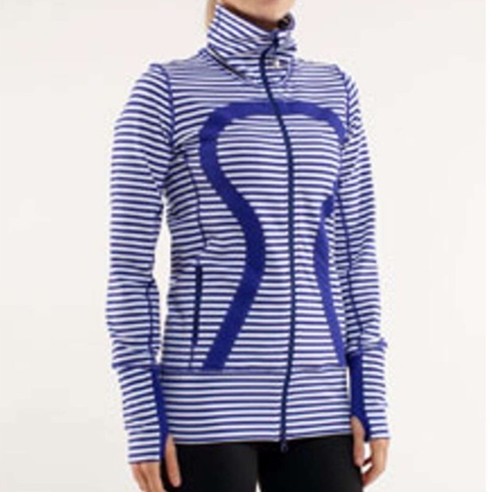 Lululemon In Stride Striped Jacket